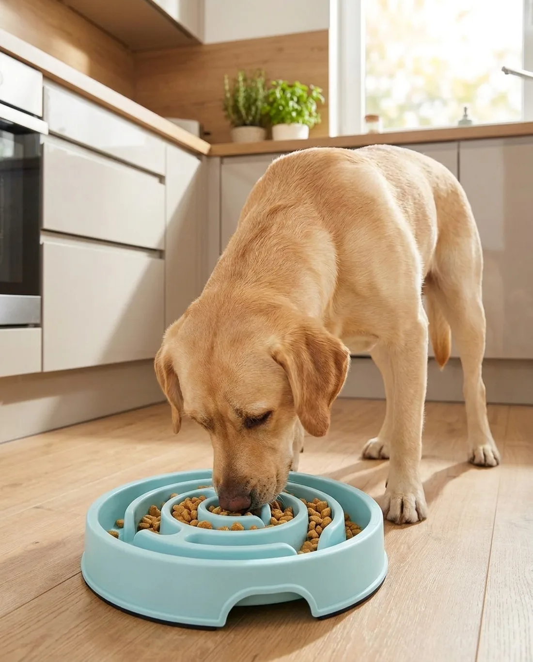TruePet Anti-Schling Napf mit tiefem Labyrinth-Design