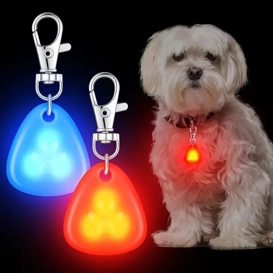 Leuchtanhänger zum Anclipsen am Hundehalsband, neutrale Produktansicht