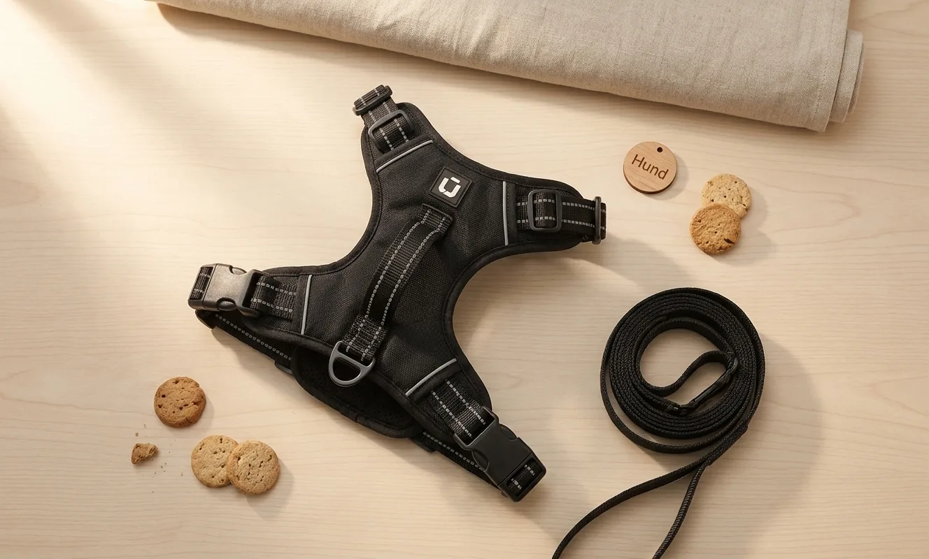 Produktfoto: TruePet Anti-Zug Geschirr mit 7-Tage Leinentrainings-Plan
